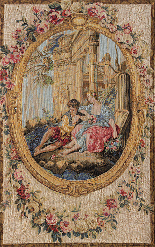 Tapisserie murale Sérénade style François Boucher