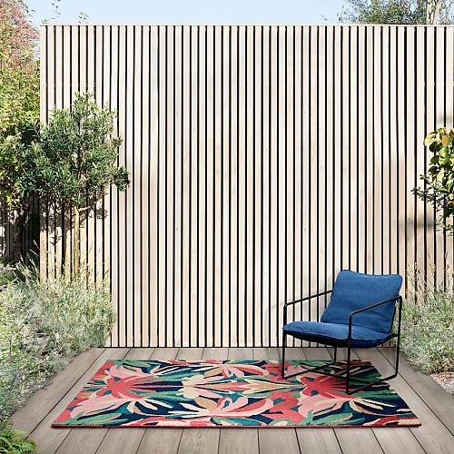 Melora roze outdoor vloerkleed