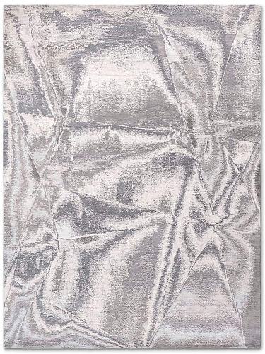 Tapis noué à la main True Silver