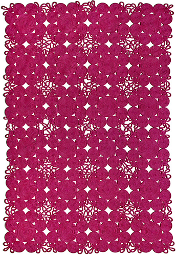 Rope binnen/buiten roze vloerkleed