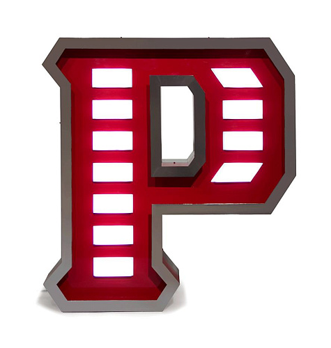 Precious letter P