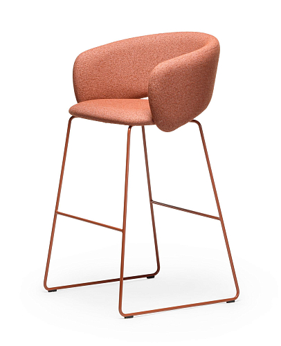 Bel SL terracotta hoge barkruk