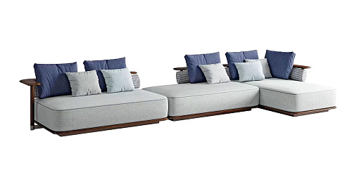 Canapé de jardin modulaire Pedro