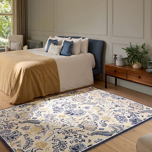Shalimar China blauw premium vloerkleed