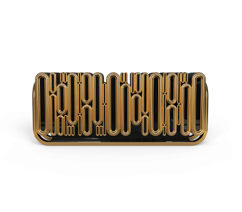 Ellipse goud dressoir
