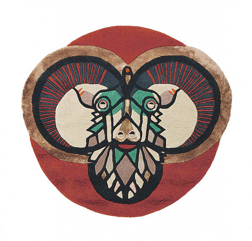 Zodiac Ram rond vloerkleed