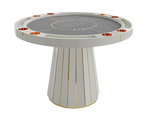 Table de poker Regal blanche