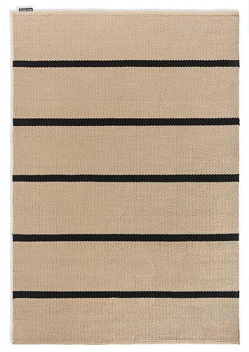 Deck houtskoolzwart outdoor vloerkleed