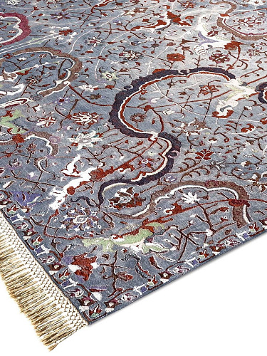 Tapis de luxe Tabriz Charcoal