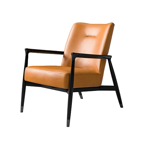Fauteuil lounge en cuir