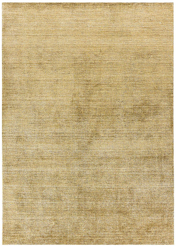 Tapis en soie de bambou or
