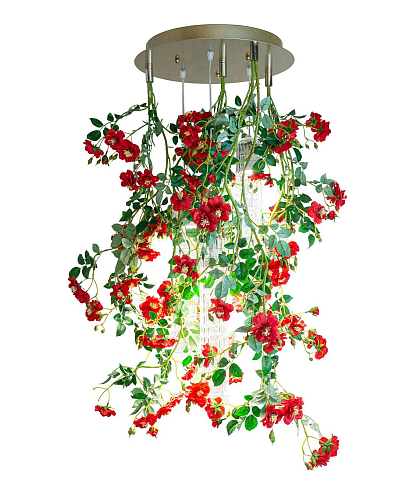Petit lustre Red Roses