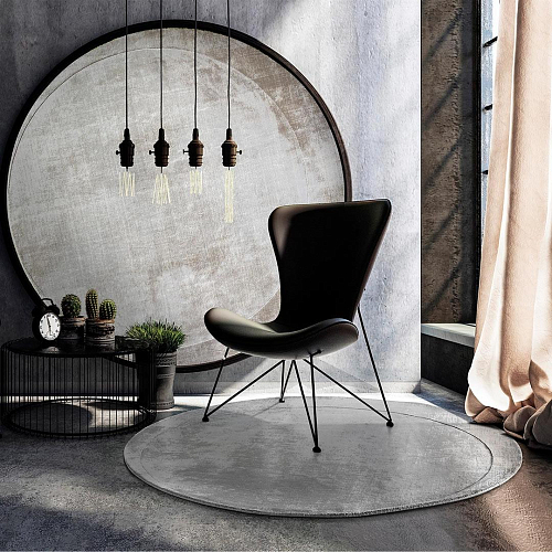 Tapis Luna rond sable