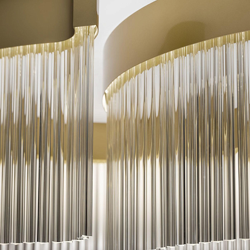 Lustre sculpture contemporain Mezza Luna