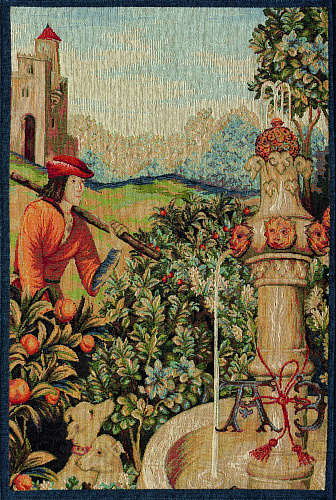 Tapisserie murale Fontaine