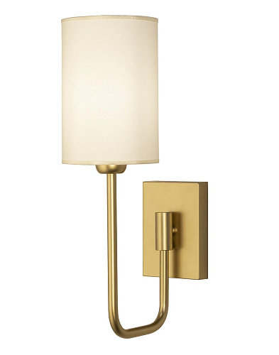 Satijn gouden wandlamp