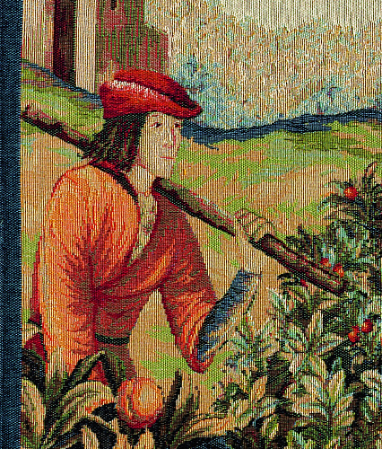 Tapisserie murale Fontaine