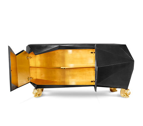 Prism zwart dressoir
