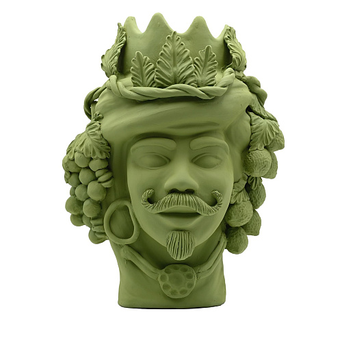 Sculpture mate verte Moorkop