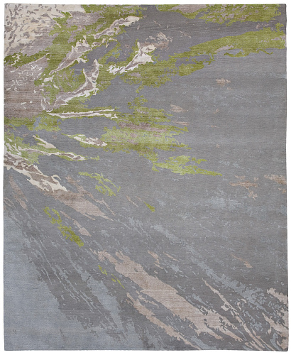 Fujisan groen vloerkleed