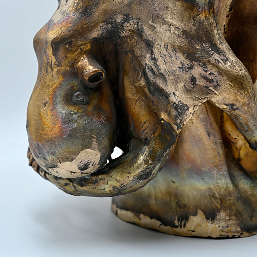 Sculpture artisanale en bronze