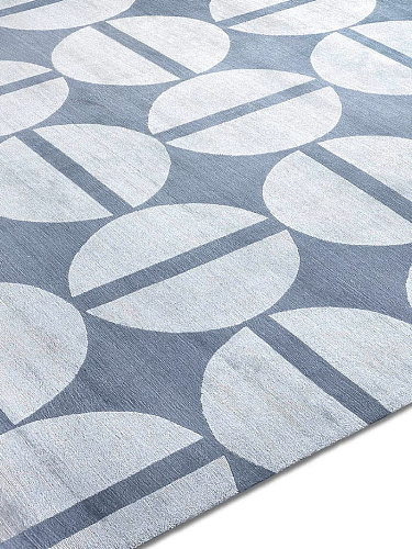 Tapis noué à la main Argent