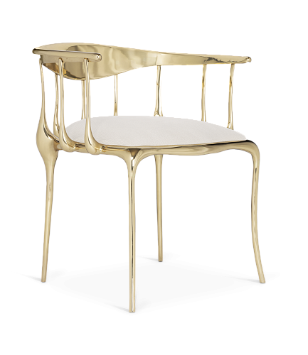 Crème luxe stoel