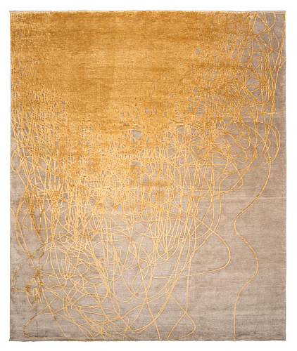 Tapis Tohuwabohu jaune gris