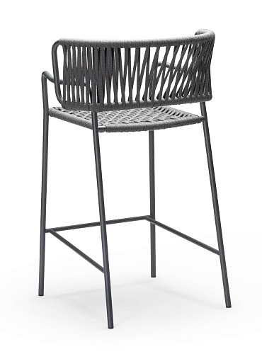 Tabouret de bar d'extérieur Klot SG Gris