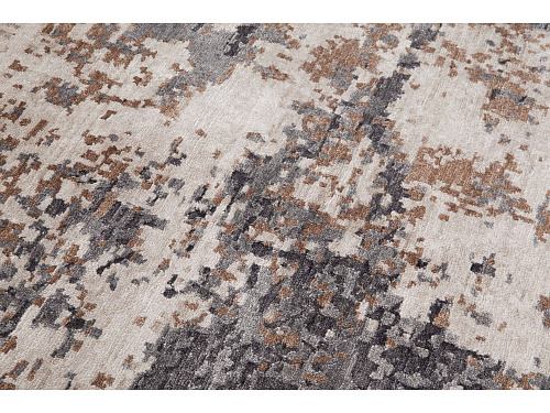 Tapis noué à la main abstrait