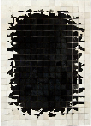 Mosaic koeienhuid vloerkleed