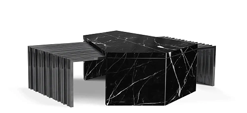 Monarch zwarte salontafel