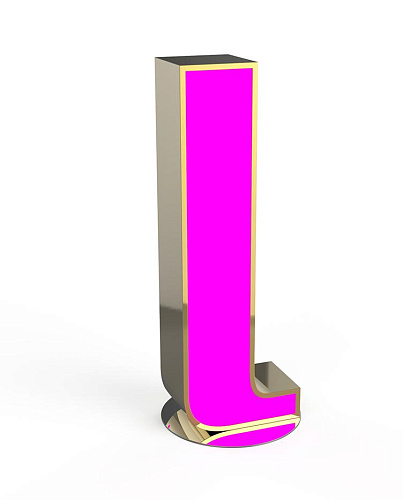 Luminous letter L