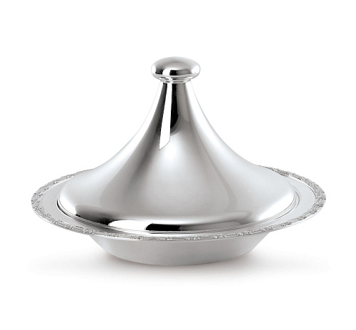 Tajine argenté