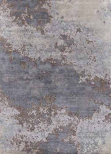 Tapis noué à la main abstrait