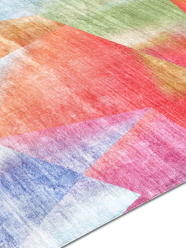 Crystal luxe handgeknoopt vloerkleed