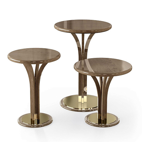 Ronde bijzettafel