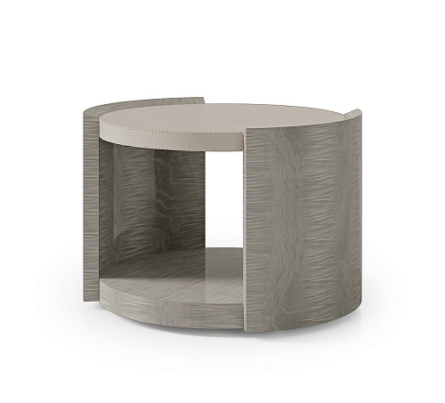 Desserte de chambre avec plateau en cuir