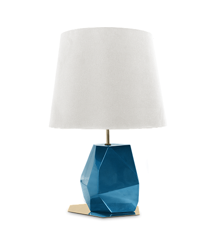 Essence kleine blauwe tafellamp