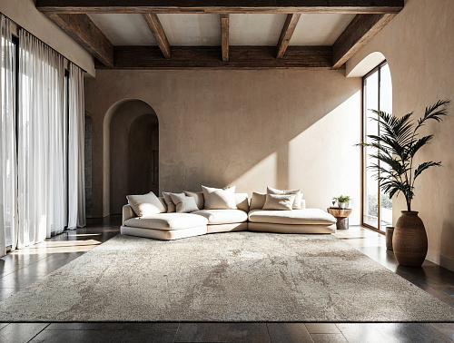 Tapis rond Alpine