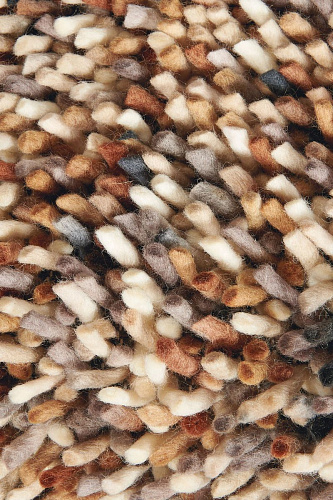 Dots bruine mix vloerkleed