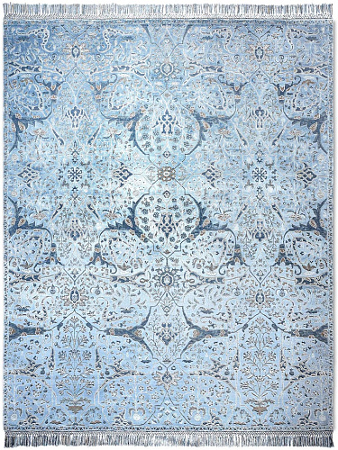 Tapis de luxe fait main Teheran Blue