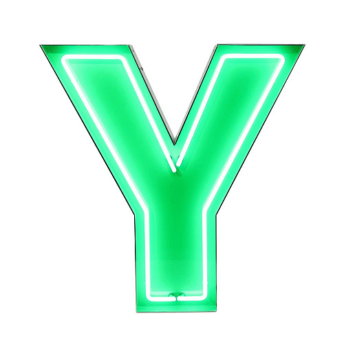 Youthful letter Y