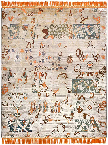 Tapis de luxe noué à la main Dragon