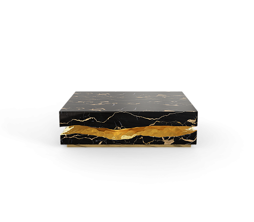 Boulder Portoro marmeren tafel