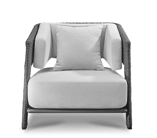 Fauteuil de jardin Crown gris