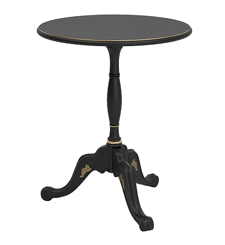 Zwarte bijzettafel