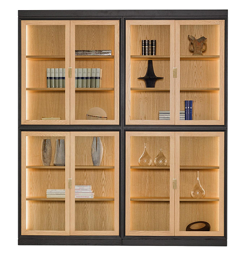 Cabinet en bois de frêne Novecento