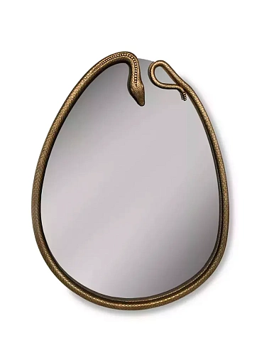 Miroir mural Serpentine en forme de poire