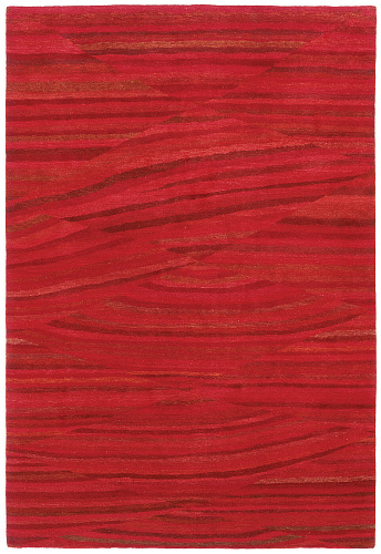 Gamba Siano rood vloerkleed